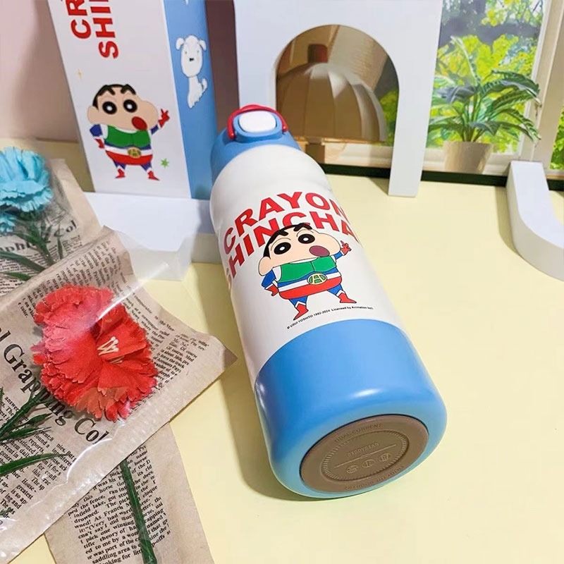 【杯具熊】正版 蠟筆小新 分倉保溫杯款式 保溫杯 保溫瓶 水杯 水壺 530ml 韓國品牌 送禮-細節圖5