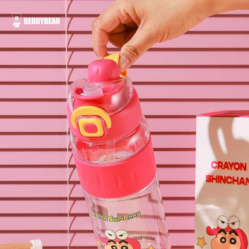 【杯具熊】正版 蠟筆小新 雙飲運動杯款式 保溫杯 保溫瓶 水杯 水壺 1100ml 韓國品牌 送禮-細節圖4