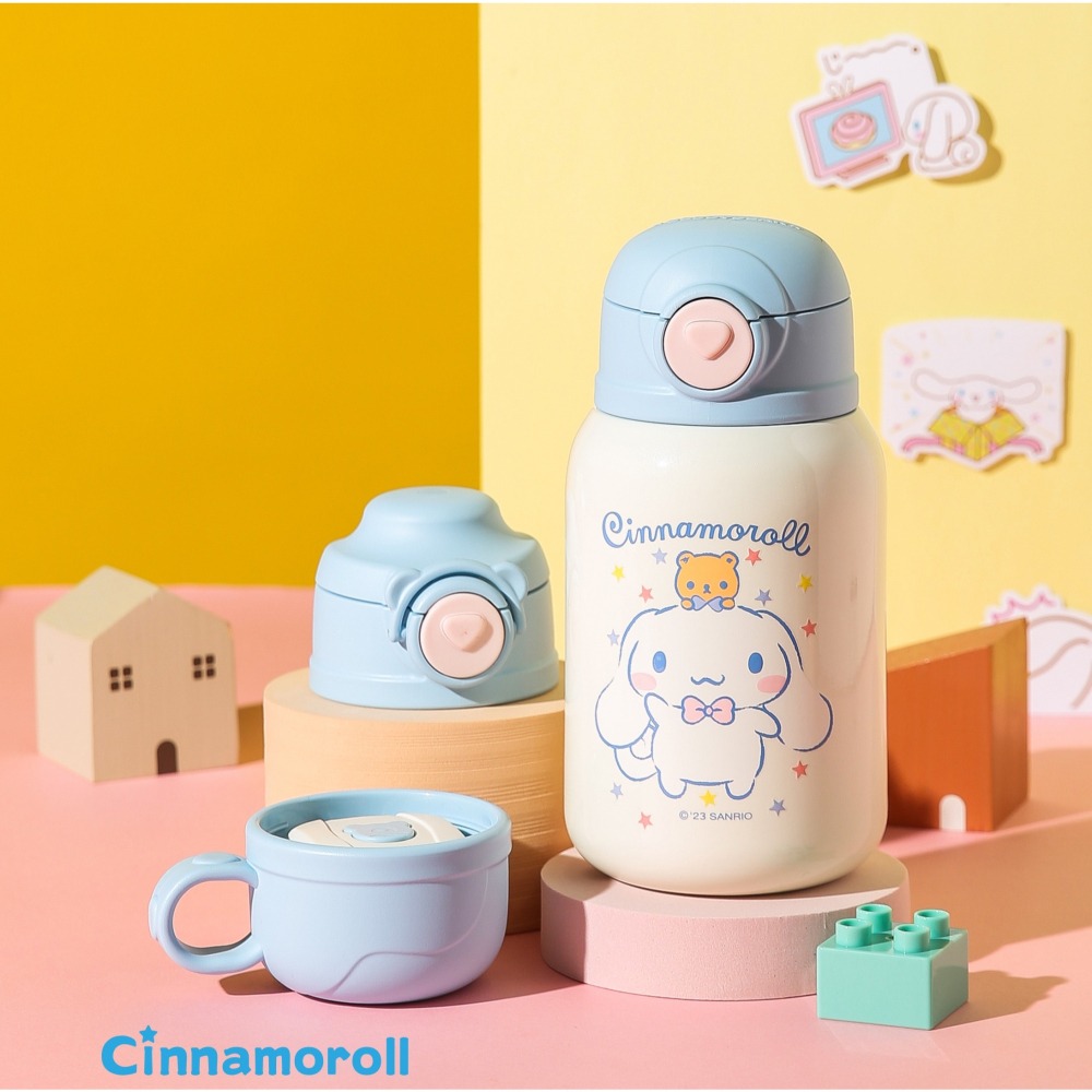 【杯具熊】正版 三麗鷗 糯米杯款式 玉桂狗 保溫杯 保溫瓶 水杯 水壺 530ml 韓國品牌 送禮-細節圖2