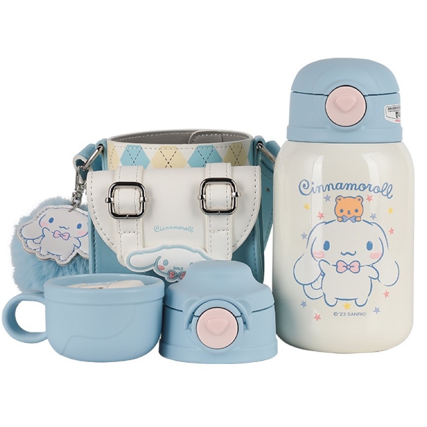 【杯具熊】正版 三麗鷗 糯米杯款式 玉桂狗 保溫杯 保溫瓶 水杯 水壺 530ml 韓國品牌 送禮-細節圖5