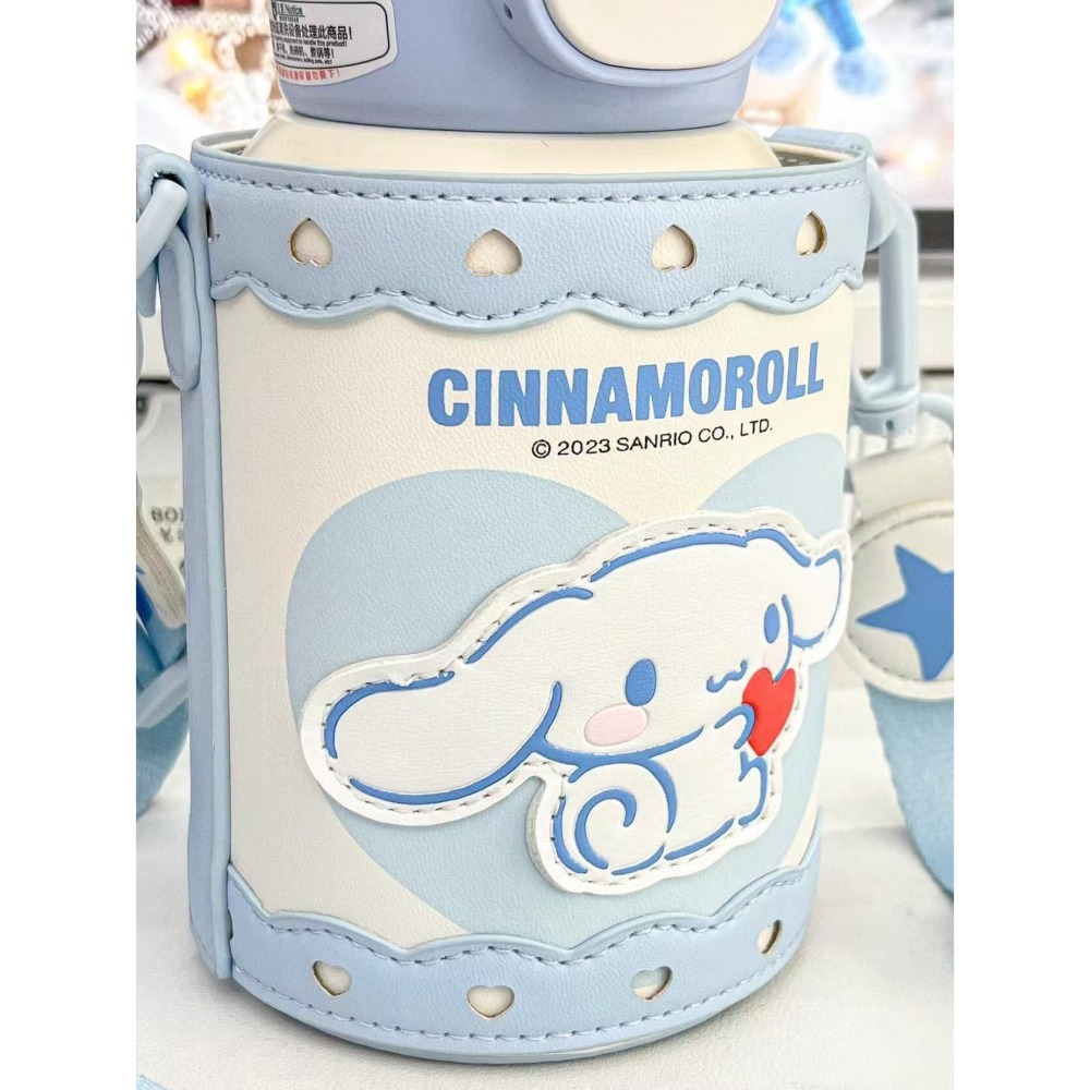 【杯具熊】正版 三麗鷗 開口笑雙飲款式 玉桂狗 保溫杯 保溫瓶 水杯 水壺 600ml 韓國品牌 送禮-細節圖5