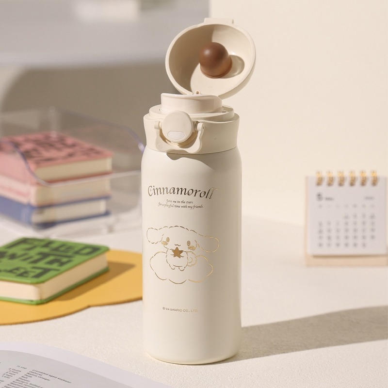 【杯具熊】正版 三麗鷗 成人杯款式 玉桂狗 保溫杯 保溫瓶 水杯 水壺 350ml 韓國品牌 送禮-細節圖2