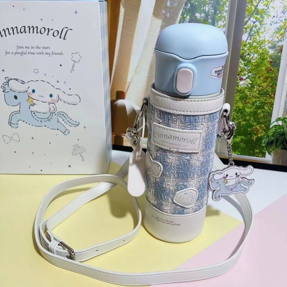 【杯具熊】正版 三麗鷗 成人保溫杯款式 玉桂狗 保溫杯 保溫瓶 水杯 水壺 480ml 韓國品牌 送禮-細節圖3