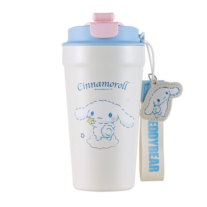 【杯具熊】正版 三麗鷗 心氣咖啡杯款式 玉桂狗 保溫杯 保溫瓶 水杯 水壺 500ml 韓國品牌 送禮-細節圖5