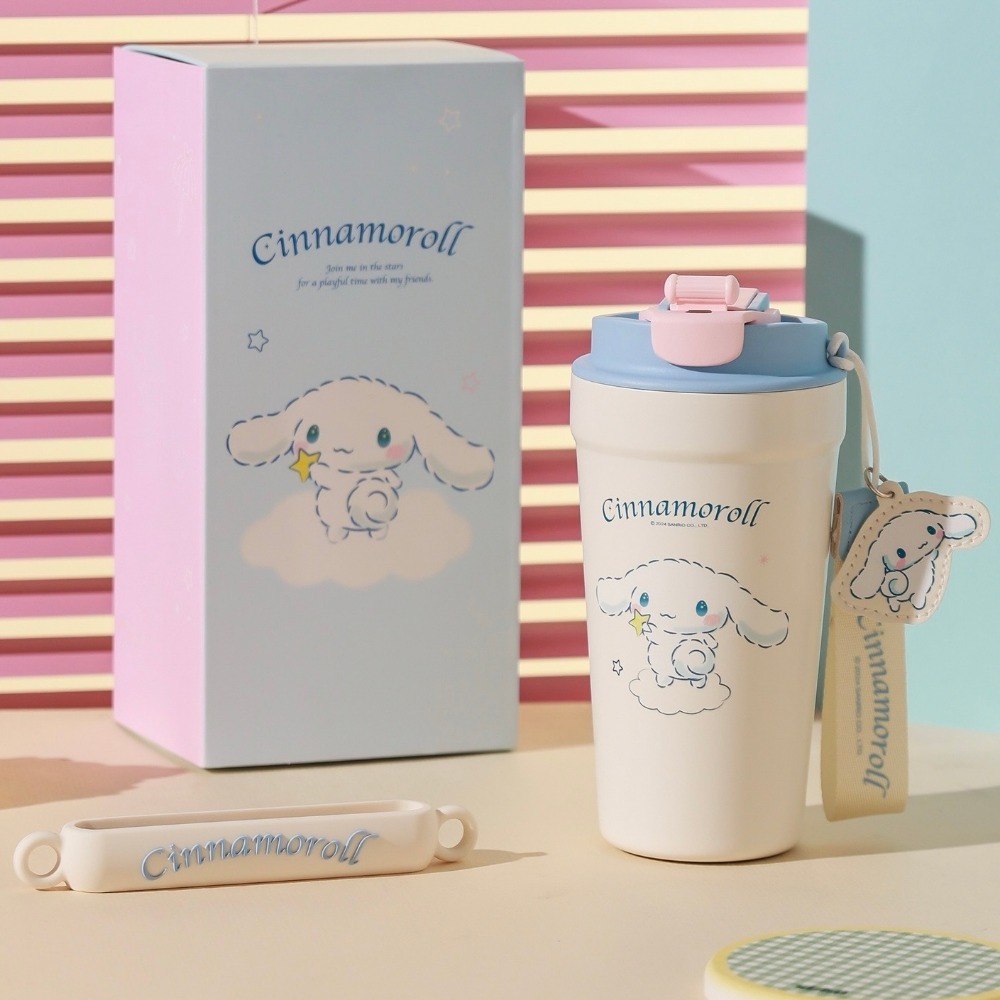 【杯具熊】正版 三麗鷗 心氣咖啡杯款式 玉桂狗 保溫杯 保溫瓶 水杯 水壺 500ml 韓國品牌 送禮-規格圖5