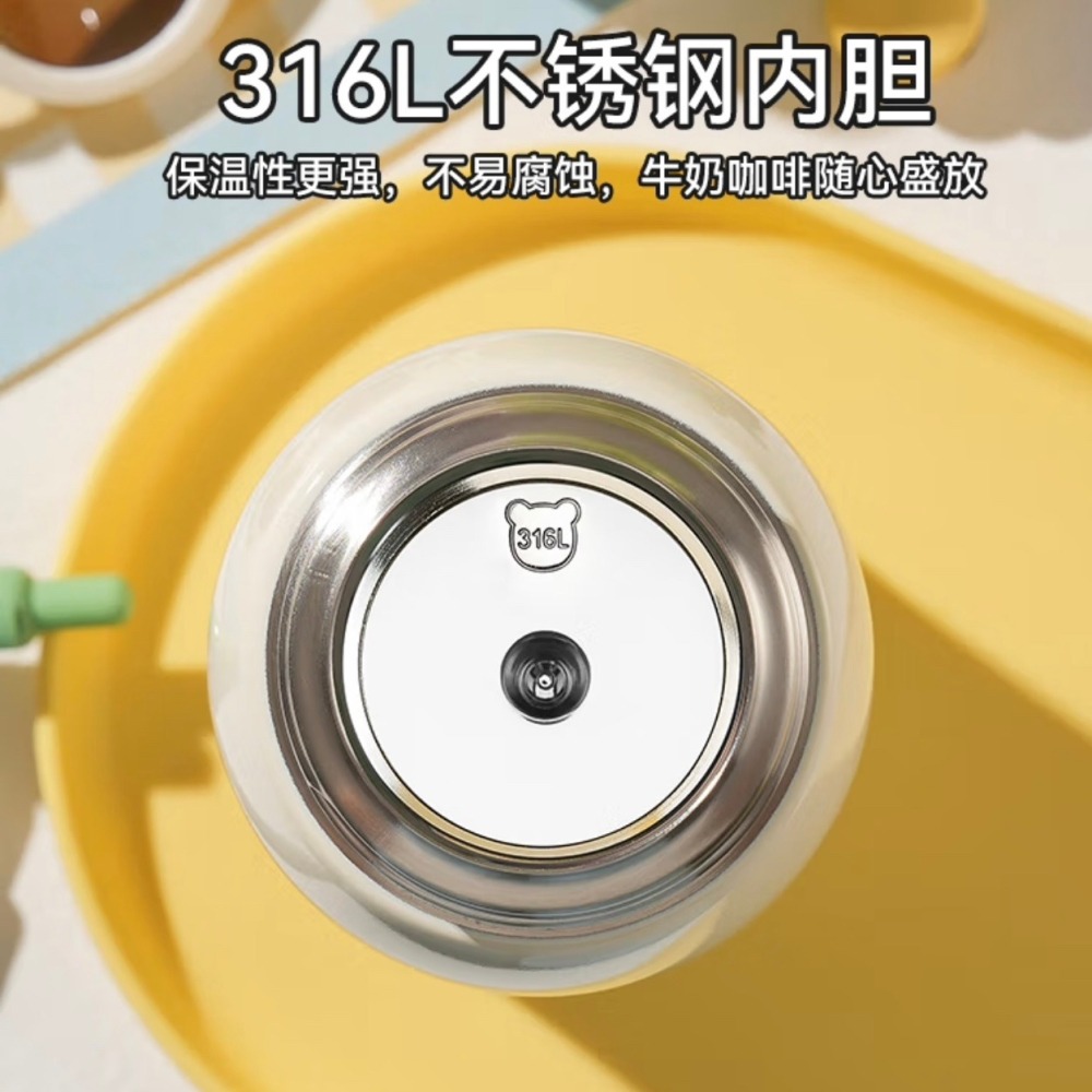 【杯具熊】正版 三麗鷗 復古雙飲杯款式 帕恰狗 保溫杯 保溫瓶 水杯 水壺 620ml 韓國品牌 送禮-細節圖4