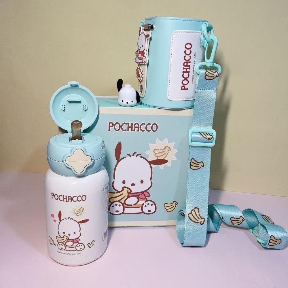 【杯具熊】正版 三麗鷗 星辰雙飲杯款式 帕恰狗 保溫杯 保溫瓶 水杯 水壺 600ml 韓國品牌 送禮-細節圖5