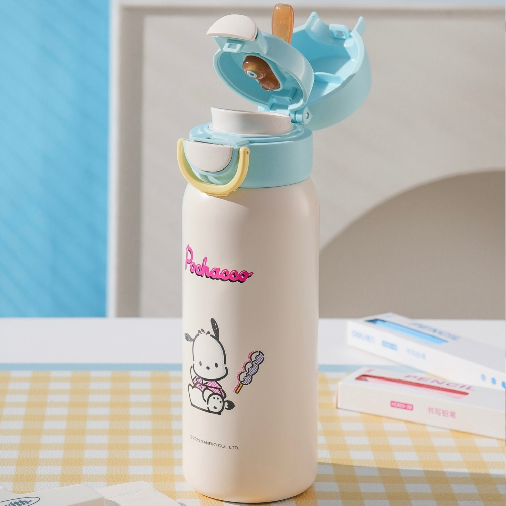 【杯具熊】正版 三麗鷗 海浪保溫杯款式 帕恰狗 保溫杯 保溫瓶 水杯 水壺 500ml 韓國品牌 送禮-細節圖3