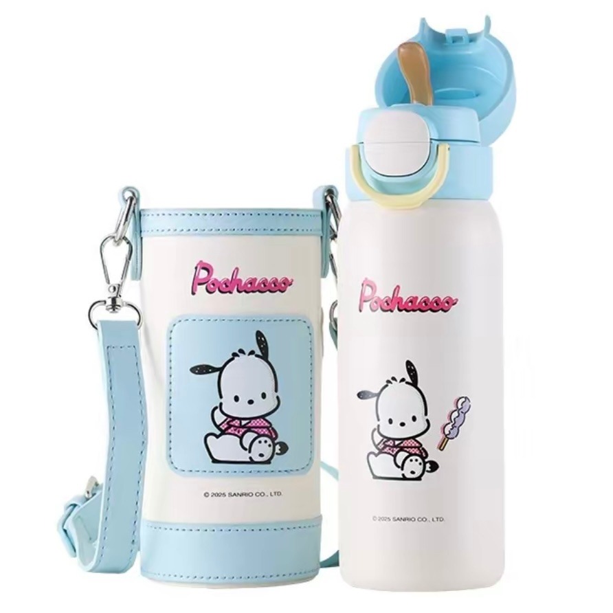 【杯具熊】正版 三麗鷗 海浪保溫杯款式 帕恰狗 保溫杯 保溫瓶 水杯 水壺 500ml 韓國品牌 送禮-細節圖5