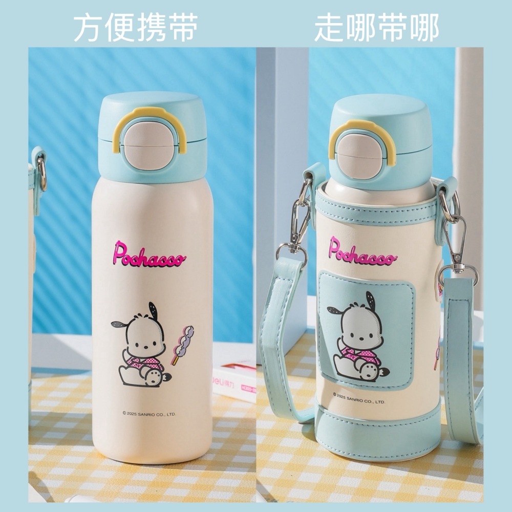 【杯具熊】正版 三麗鷗 海浪保溫杯款式 帕恰狗 保溫杯 保溫瓶 水杯 水壺 500ml 韓國品牌 送禮-規格圖5