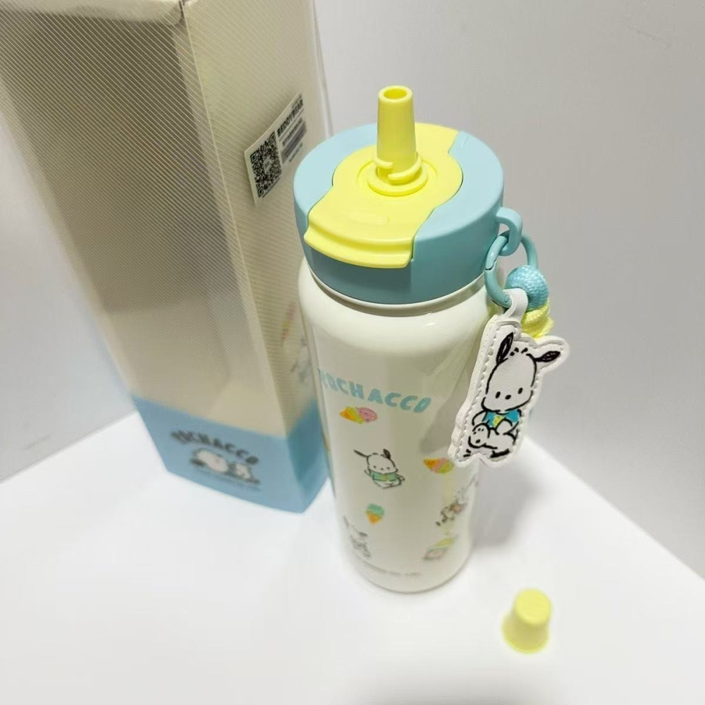 【杯具熊】正版 三麗鷗 筒筒保溫杯款式 帕恰狗 保溫杯 保溫瓶 水杯 水壺 780ml 韓國品牌 送禮-細節圖3