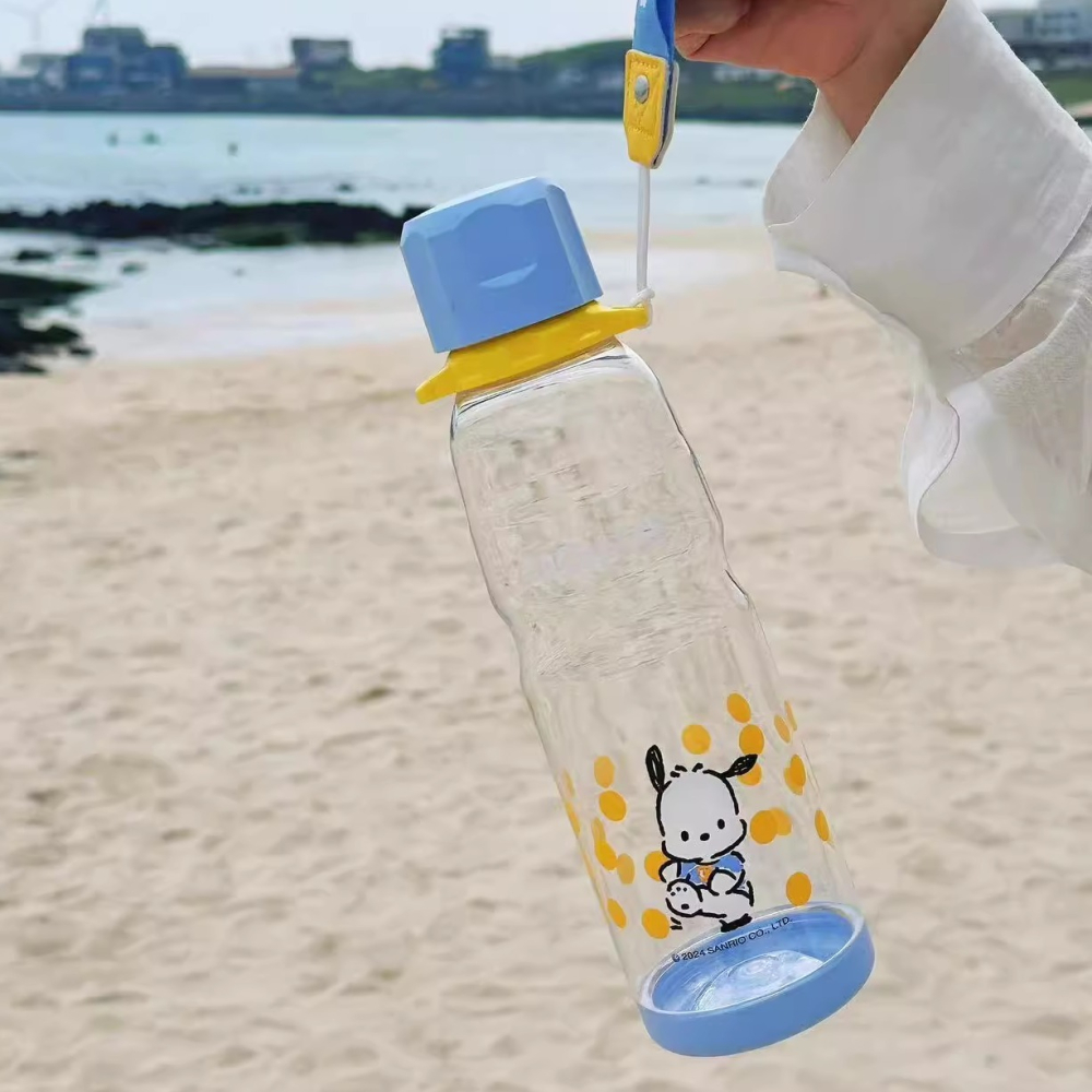 【杯具熊】正版 三麗鷗 運動塑料杯款式 帕恰狗 保溫杯 保溫瓶 水杯 水壺 730ml 韓國品牌 送禮-細節圖2