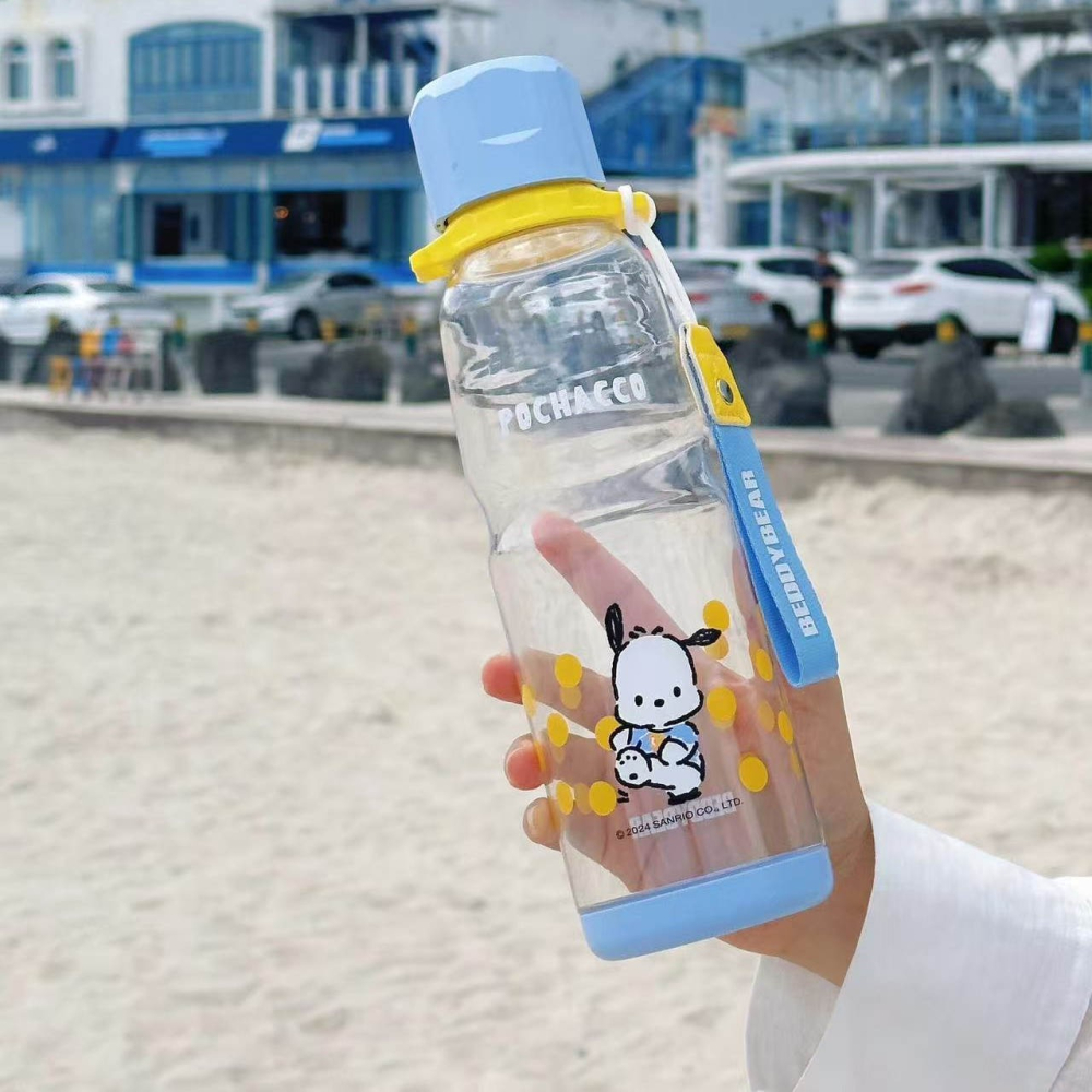 【杯具熊】正版 三麗鷗 運動塑料杯款式 帕恰狗 保溫杯 保溫瓶 水杯 水壺 730ml 韓國品牌 送禮-細節圖3