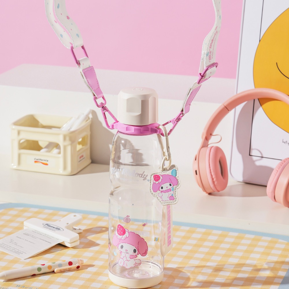 【杯具熊】正版 三麗鷗 運動塑料杯款式 美樂蒂 保溫杯 保溫瓶 水杯 水壺 730ml 韓國品牌 送禮-規格圖5