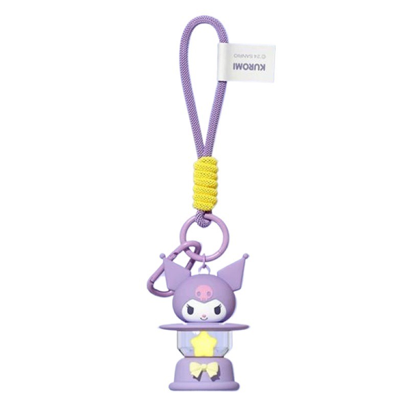 【冉紅】正版 三麗鷗 家族煤油小夜燈掛件 卡通公仔 发光创意庫洛米 书包鑰匙扣 吊飾 送禮-細節圖5