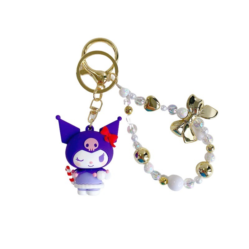 【冉紅】正版 三麗鷗 家族小天使系列 玩偶包包小掛件 毛绒玩具鑰匙扣 书包掛飾 吊飾 送禮-細節圖5