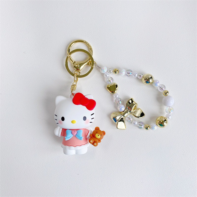 【冉紅】正版 三麗鷗 家族小天使系列 玩偶包包小掛件 毛绒玩具鑰匙扣 书包掛飾 吊飾 送禮-規格圖5