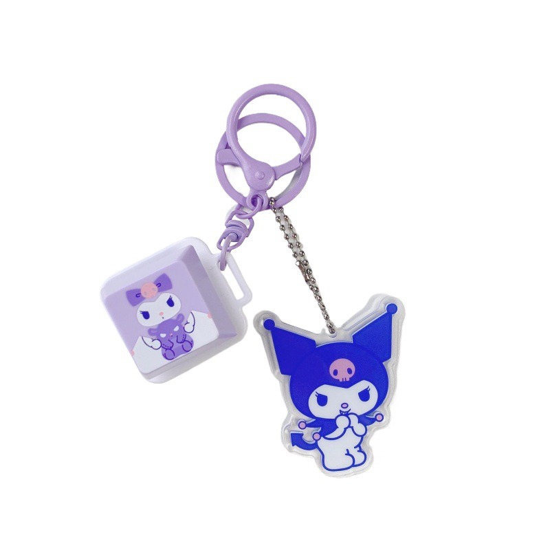 【冉紅】正版 三麗鷗 解压迷你按键系列 鑰匙扣 庫洛米 学生书包掛件 小礼物玩具 送禮-細節圖5