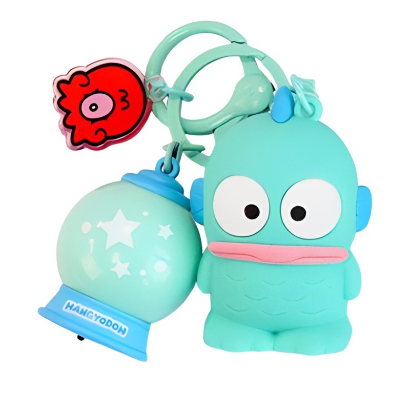 【冉紅】正版 三麗鷗 发光闪亮星球系鑰匙扣 书包掛件 包包掛飾 玉桂狗 庫洛米 吊飾 送禮-細節圖5