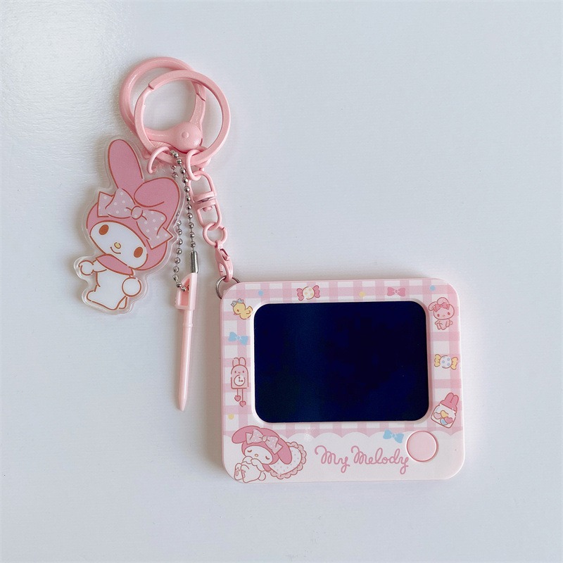 【冉紅】正版 HelloKitty 三麗鷗 涂鸦板系列 书包掛件 可爱包包鑰匙扣公仔 吊飾 送禮-規格圖5