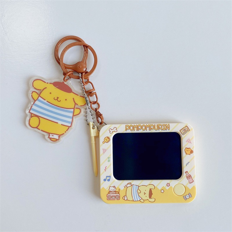 【冉紅】正版 HelloKitty 三麗鷗 涂鸦板系列 书包掛件 可爱包包鑰匙扣公仔 吊飾 送禮-規格圖5