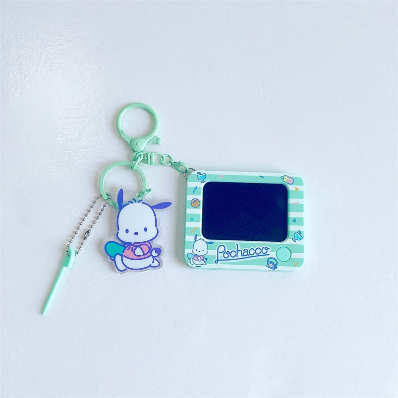 【冉紅】正版 HelloKitty 三麗鷗 涂鸦板系列 书包掛件 可爱包包鑰匙扣公仔 吊飾 送禮-規格圖5