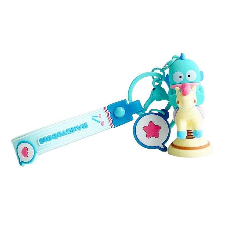 【冉紅】正版 三麗鷗 可爱卡通吊飾半鱼人 小丑鱼骑骑小马 書包掛件 装饰鑰匙扣 送禮-細節圖5