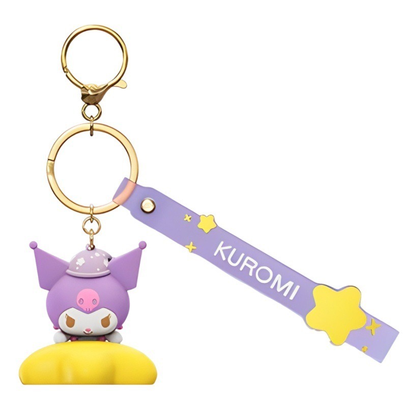 【冉紅】正版 三麗鷗 家族星星小夜灯鑰匙扣 發光小夜燈 创意书包小掛件 送禮-細節圖5