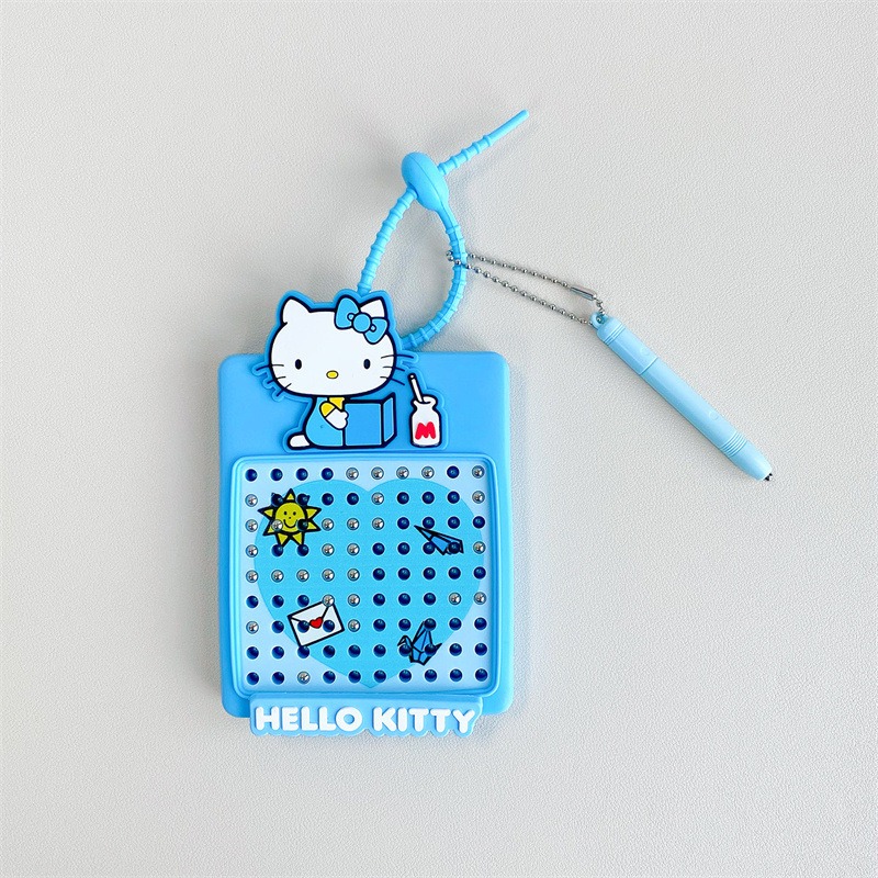 【冉紅】正版 三麗鷗 解压磁吸钢珠画板鑰匙扣 库洛米 美乐蒂 玉桂狗 kt貓 帕恰狗 布丁狗 掛件 吊飾 送禮-規格圖5