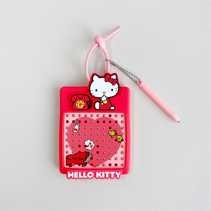 三丽鷗-KT貓磁吸盘红色