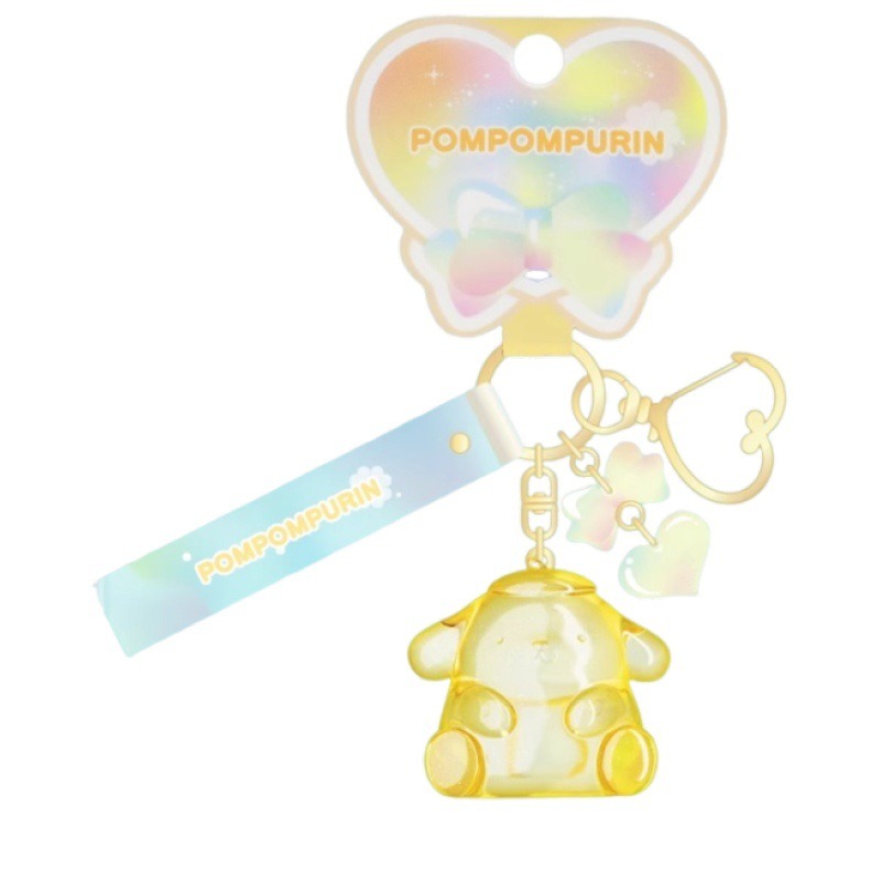 【冉紅】正版 三麗鷗 果冻透色系列 創意鑰匙扣 书包掛件 卡通可爱掛饰 送禮-細節圖5