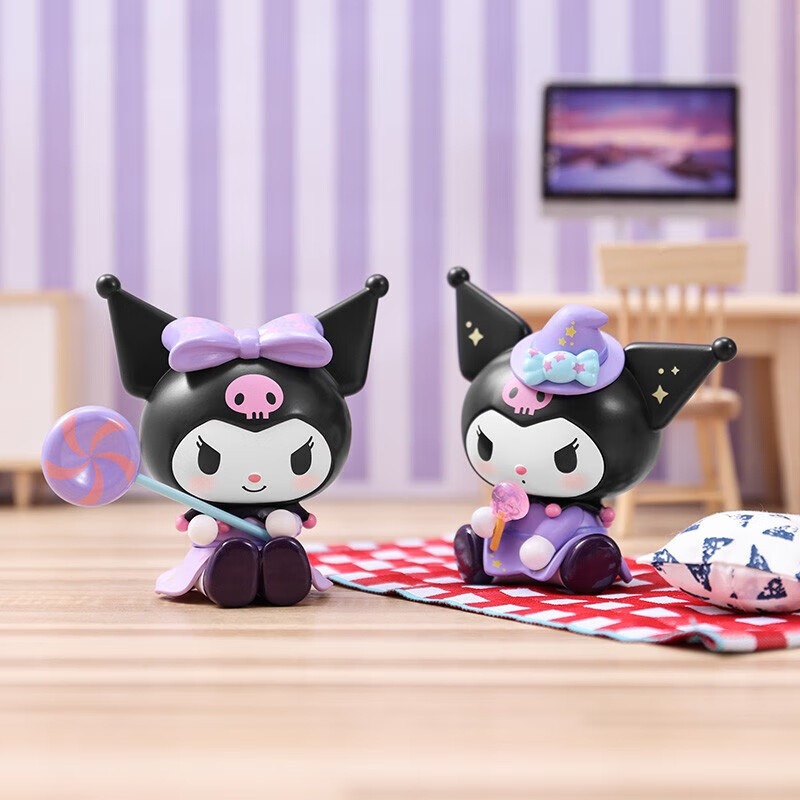 【冉紅】正版 三麗鷗 庫洛米盲盒 不给糖就捣蛋系列 万圣节潮玩擺件 桌面玩偶手办  擺件 送禮-細節圖2