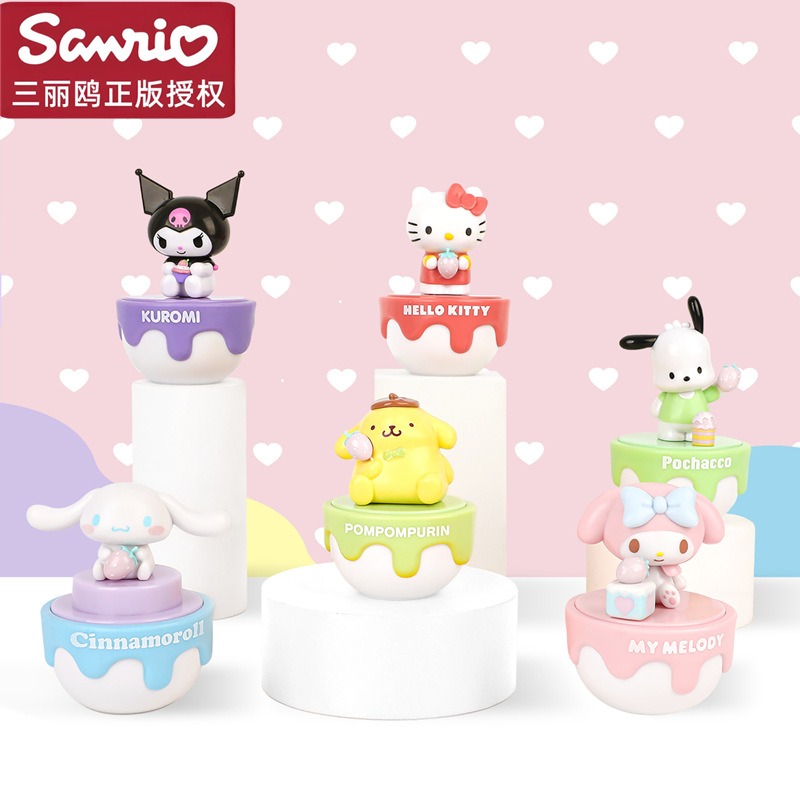 【冉紅】正版 三麗鷗 家族魔法礼盒 玉桂狗 帕恰狗 库洛米 潮玩公仔 桌面手办擺件 送禮-細節圖2