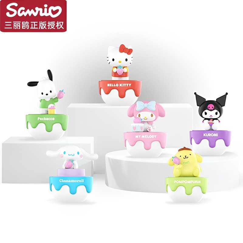 【冉紅】正版 三麗鷗 家族魔法礼盒 玉桂狗 帕恰狗 库洛米 潮玩公仔 桌面手办擺件 送禮-細節圖3