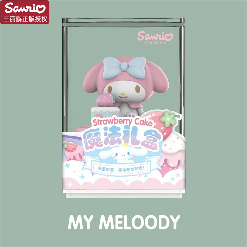 【冉紅】正版 三麗鷗 家族魔法礼盒 玉桂狗 帕恰狗 库洛米 潮玩公仔 桌面手办擺件 送禮-規格圖5