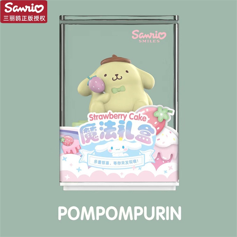 【冉紅】正版 三麗鷗 家族魔法礼盒 玉桂狗 帕恰狗 库洛米 潮玩公仔 桌面手办擺件 送禮-規格圖5