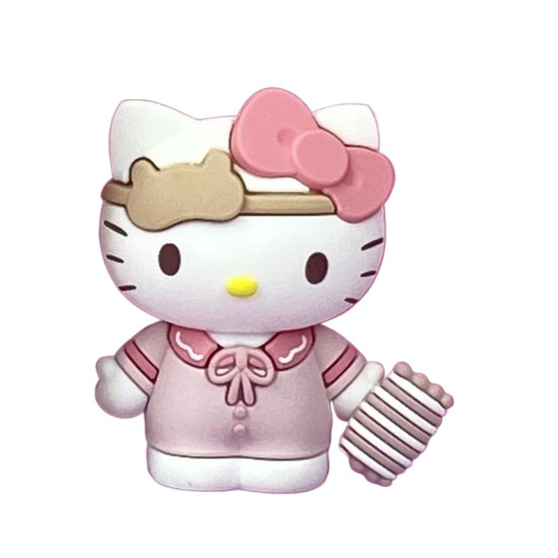 【冉紅】正版 三麗鷗 HelloKitty 换装日记系列 盲盒手办公仔 桌面擺件 凯蒂猫女生礼物-細節圖5