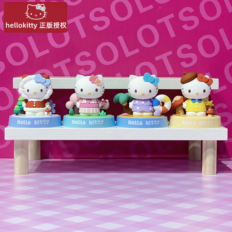 【冉紅】正版 三麗鷗 KT猫 正版Hello Kitty 四季知香香薰擺件 凯蒂猫 可爱手办礼物 送禮-細節圖2