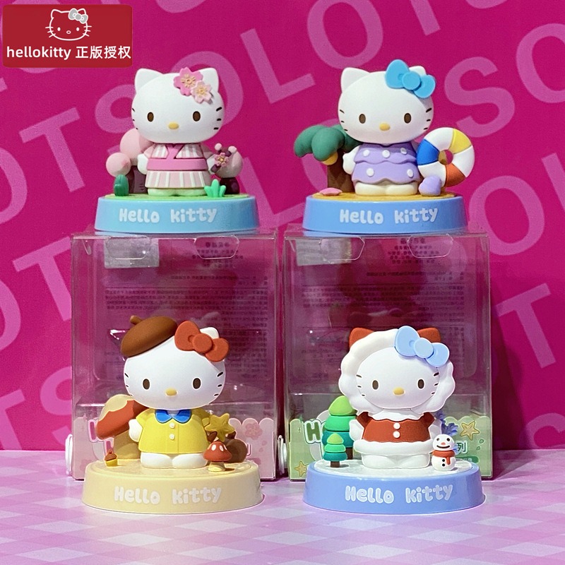 【冉紅】正版 三麗鷗 KT猫 正版Hello Kitty 四季知香香薰擺件 凯蒂猫 可爱手办礼物 送禮-細節圖4