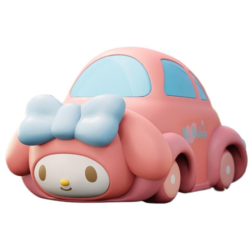 【冉紅】正版 三麗鷗 變形车系列 明盒擺件 萌趣回力车酷 库洛米 玉桂狗 帕恰狗 送禮-細節圖5