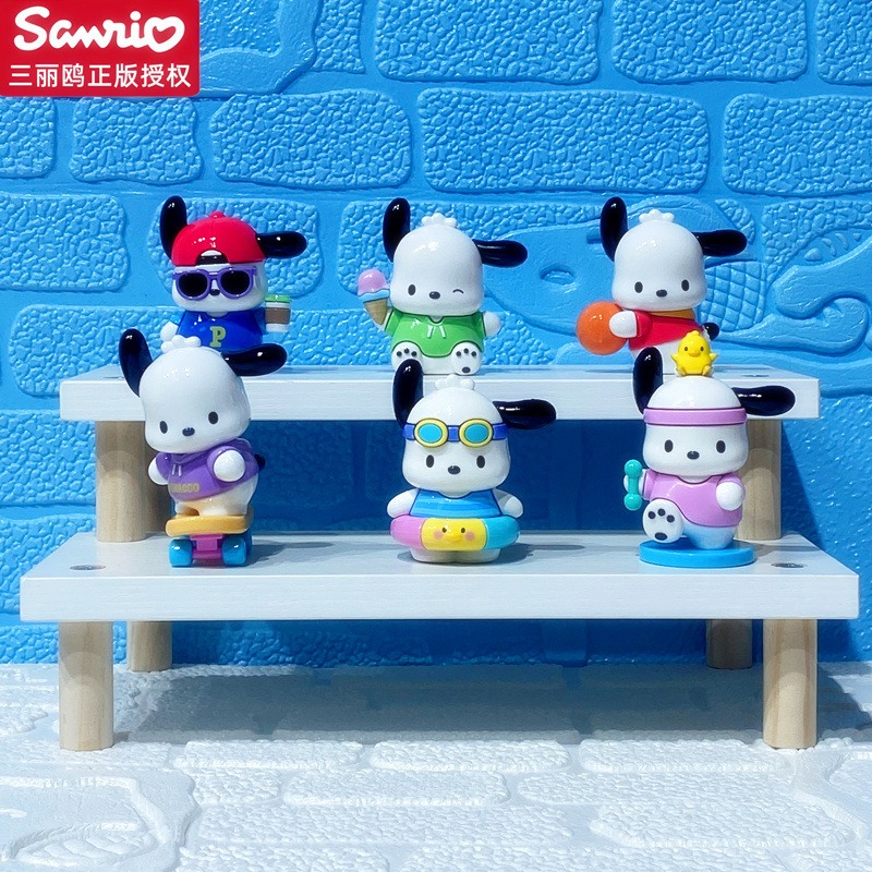 【冉紅】正版 三麗鷗 帕恰狗 去哪儿系列 可爱桌面摆件 女生创意小礼物盲盒手办 送禮-細節圖3