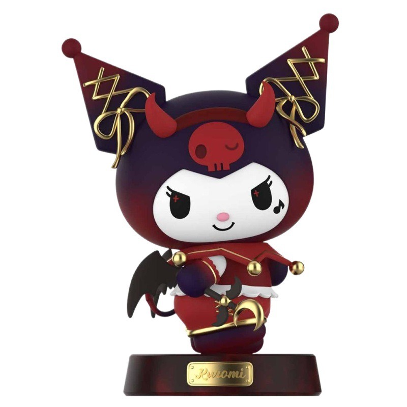 【冉紅】正版 三麗鷗 少女系列 乐神款 库洛米 美乐蒂 桌面摆件手办 女孩公仔 送禮-細節圖5