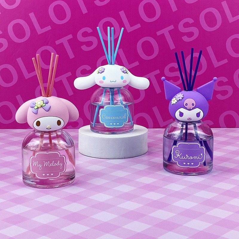 【冉紅】正版 三麗鷗 花语香薰摆件 库洛米 香氛摆件 玉桂狗 美乐蒂室内持久香薰 送禮-細節圖3