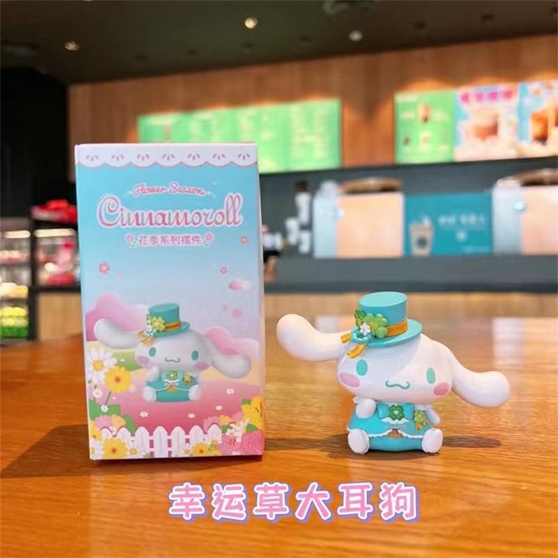 【冉紅】正版 三麗鷗HelloKitty盲盒 庫洛米 大耳狗 可爱凯蒂猫手办擺件 桌面擺件 送禮-細節圖3