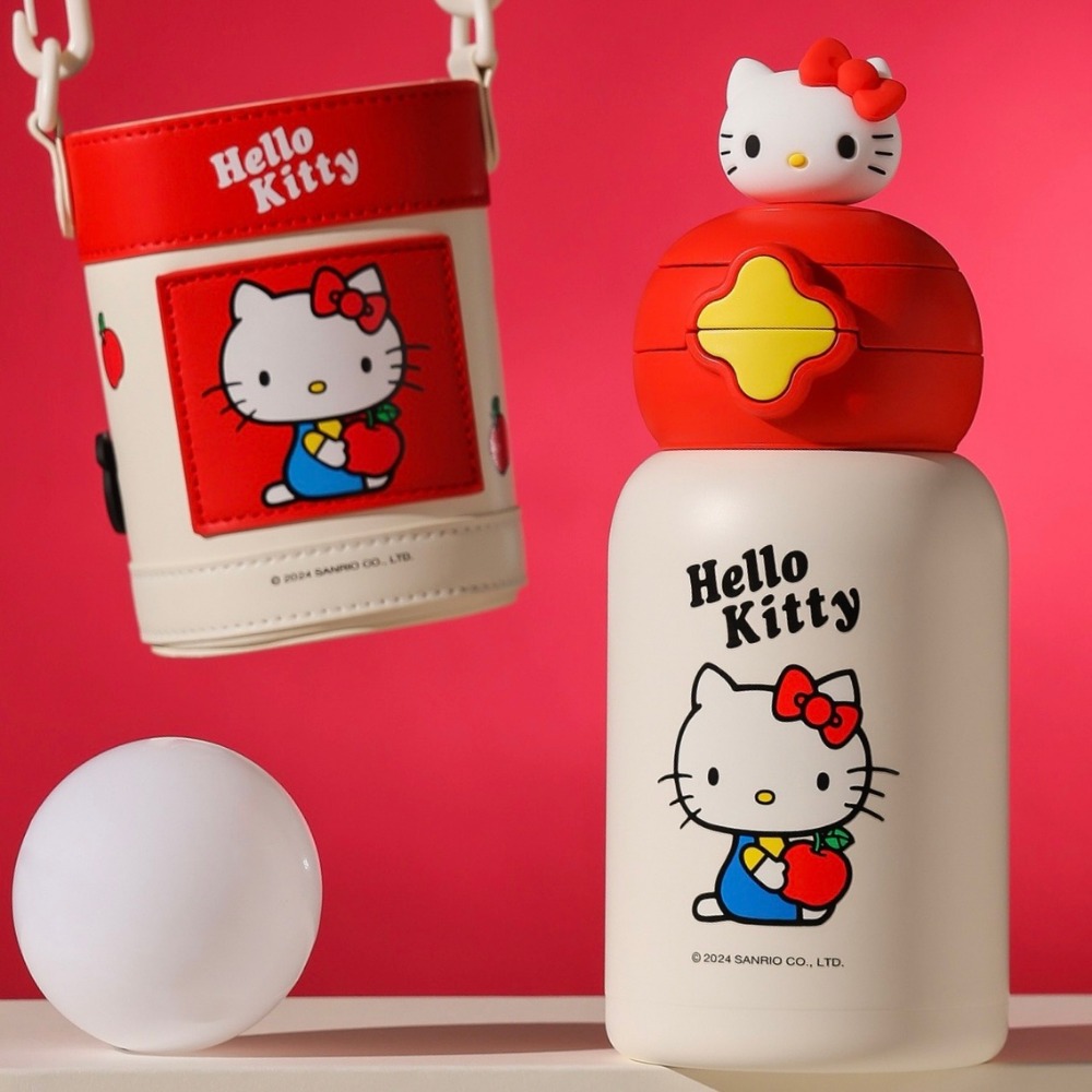 【杯具熊】正版 三麗鷗 星辰雙飲杯款式 HELLO KITTY 保溫杯 保溫瓶 水杯 水壺 600ml 韓國品牌 送禮-規格圖5