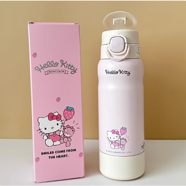 【杯具熊】正版 三麗鷗 分倉保温杯款式 HELLO KITTY 保溫杯 保溫瓶 水杯 水壺 530ml 韓國品牌 送禮-規格圖4