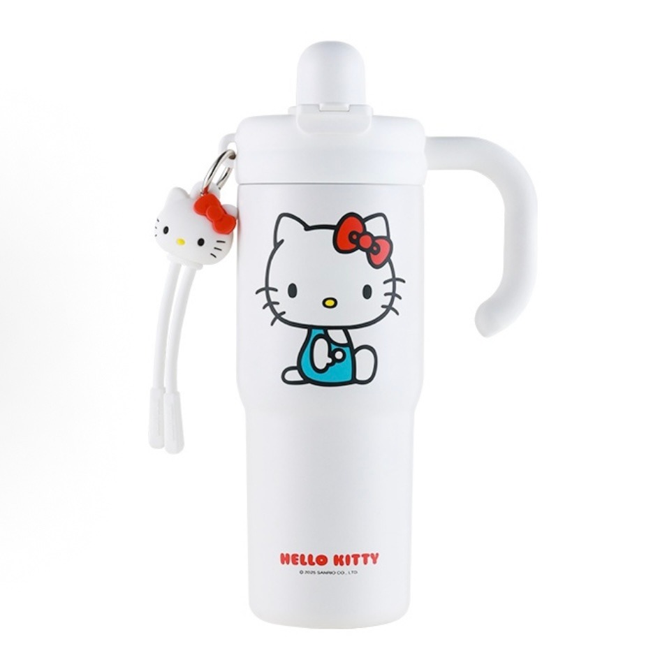 【杯具熊】正版 三麗鷗 內海保溫杯款式 HELLO KITTY 保溫杯 保溫瓶 水杯 水壺 680ml 韓國品牌 送禮-細節圖5