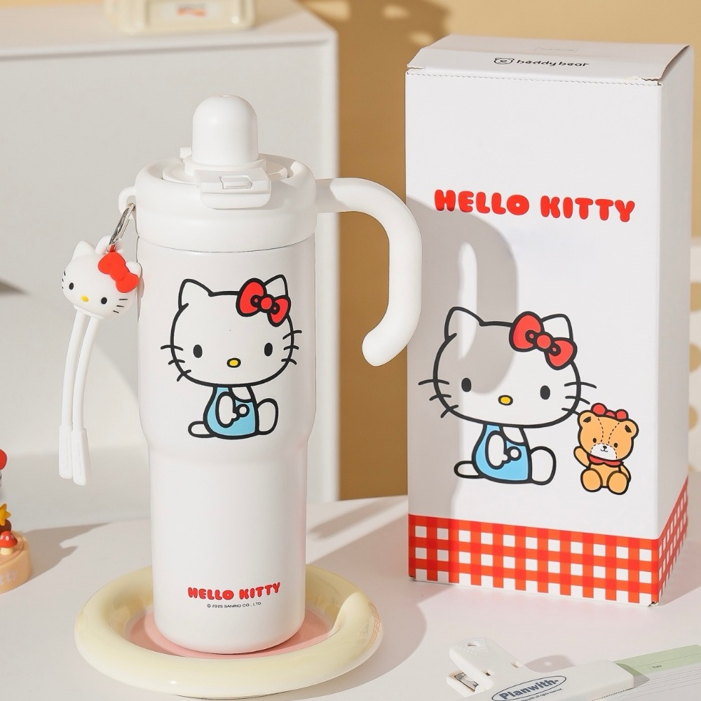 【杯具熊】正版 三麗鷗 內海保溫杯款式 HELLO KITTY 保溫杯 保溫瓶 水杯 水壺 680ml 韓國品牌 送禮-規格圖5