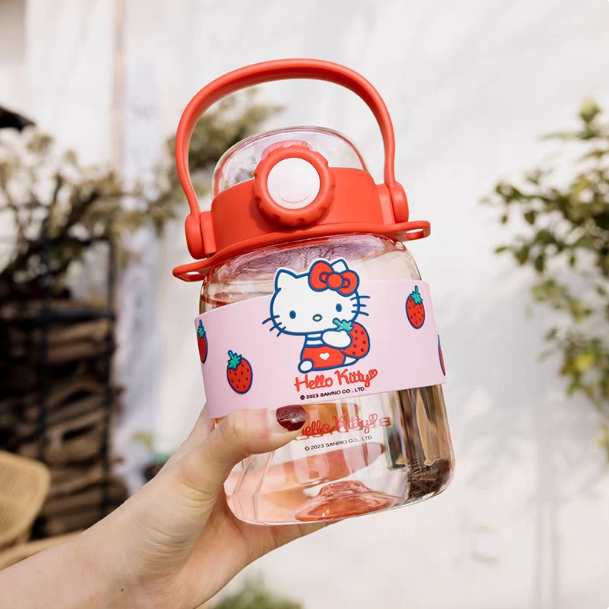 【杯具熊】正版 三麗鷗 小提桶款式 HELLO KITTY 保溫杯 保溫瓶 水杯 水壺 1100ml 韓國品牌 送禮-規格圖4