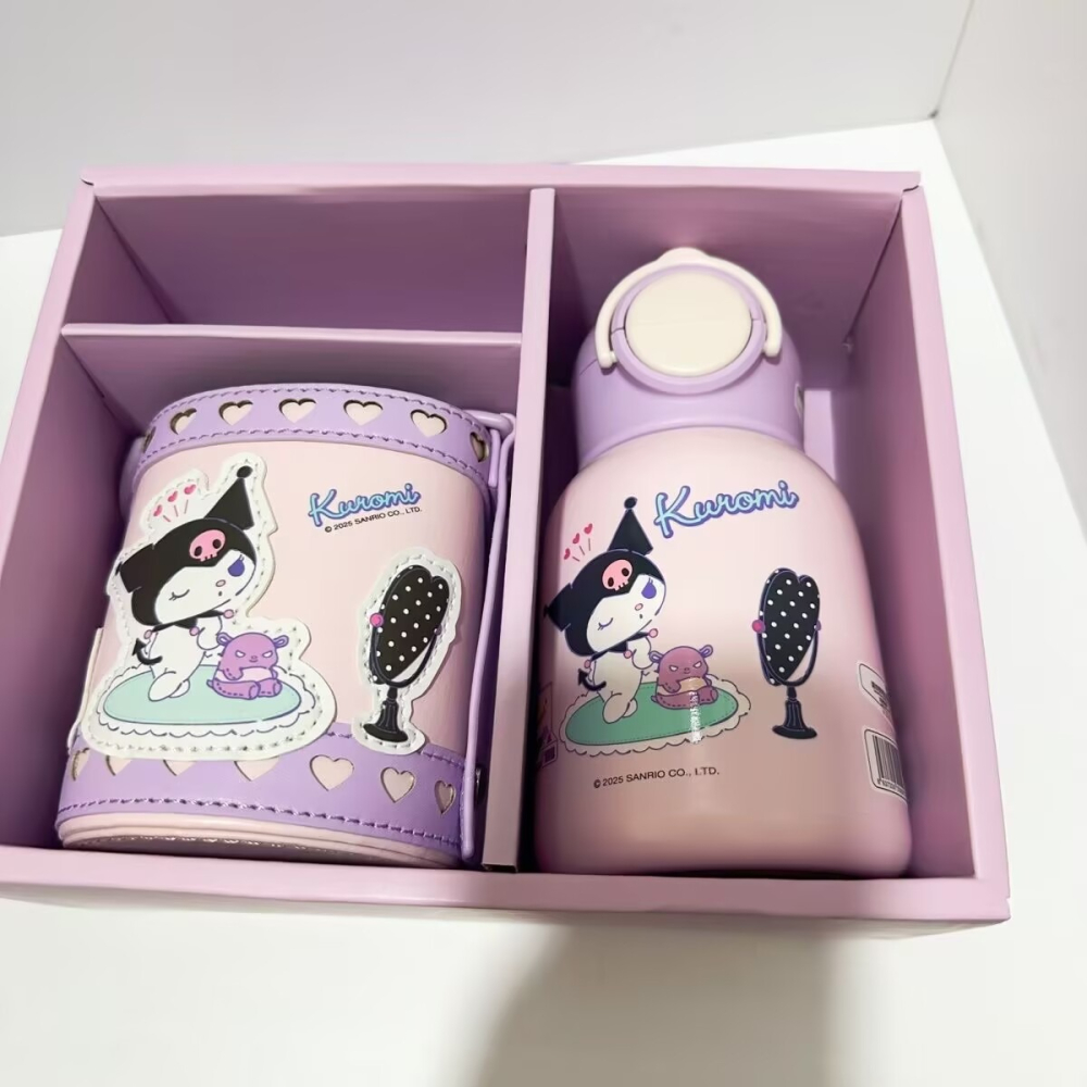 【杯具熊】正版 三麗鷗 妙趣兒童杯款式 庫洛米 保溫杯 保溫瓶 水杯 水壺 480ml 韓國品牌 送禮-細節圖5